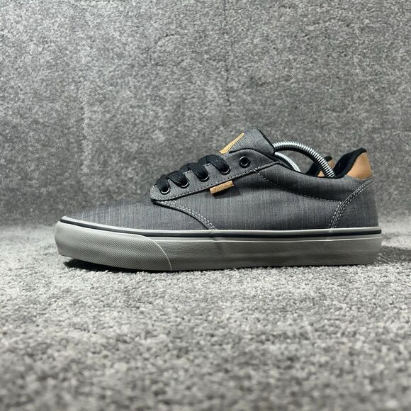 VANS Atwood Deluxe Men's Size 10.5 Gray Athletic Skate Shoes Used - Picture 5 of 11